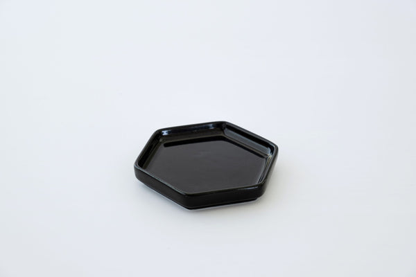 ROCKAKU Ceramic Candle Plate - Black