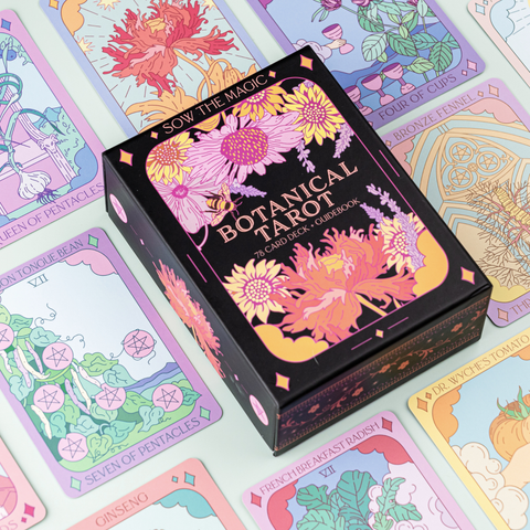 Botanical Tarot Deck + Guidebook by: Sow the Magic – Hammer Museum