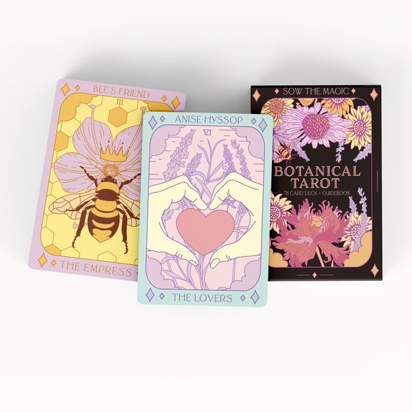 Botanical Tarot Deck + Guidebook by: Sow the Magic – Hammer Museum