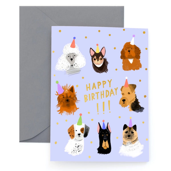 Canine Crew - Happy Birthday Notecard