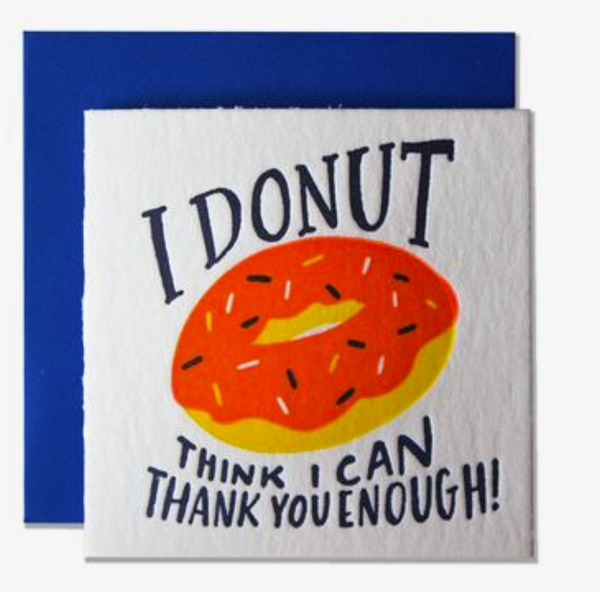 Donut Thank You Tiny Card