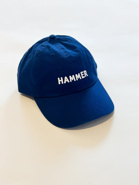 Hammer Hat Royal Blue with White