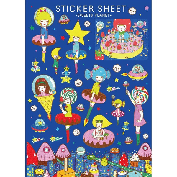 Sticker Sheet - Sweets Planet