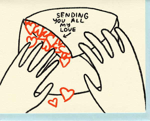 Notecard: Sending You All My Love
