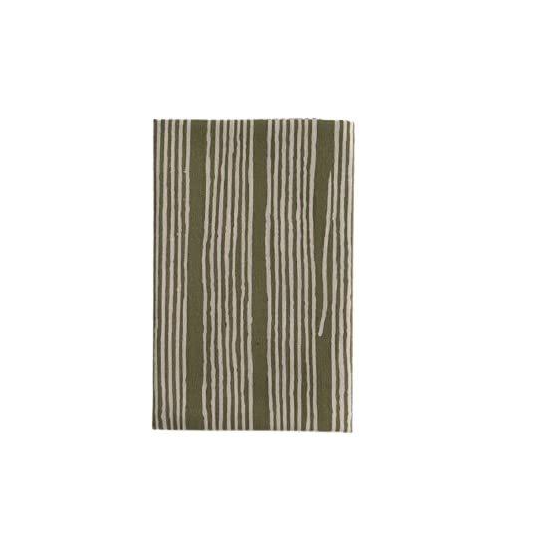 Soba-Jima Stripes (Green) Cotton Towel