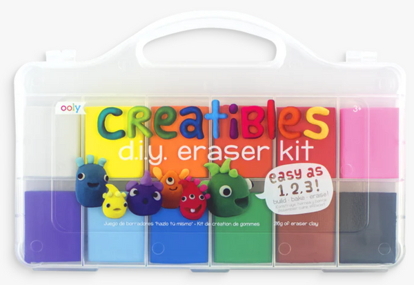 Creatibles DIY Erasers Kit - Set of 12 Colors