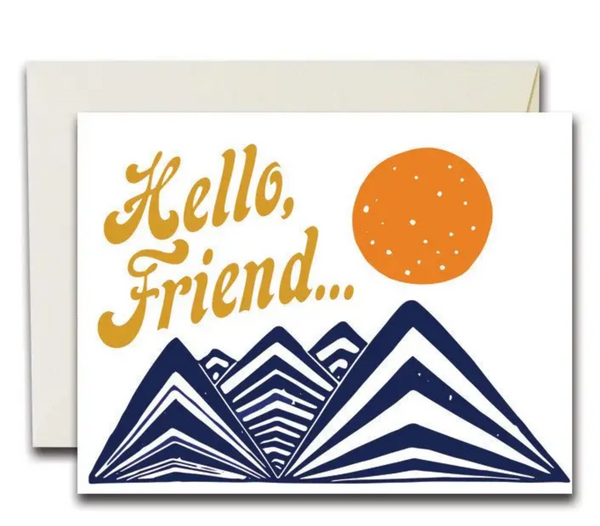 Hello Friend Notecard Hammer Museum Store hello-friend-notecard-hammer-museum-store