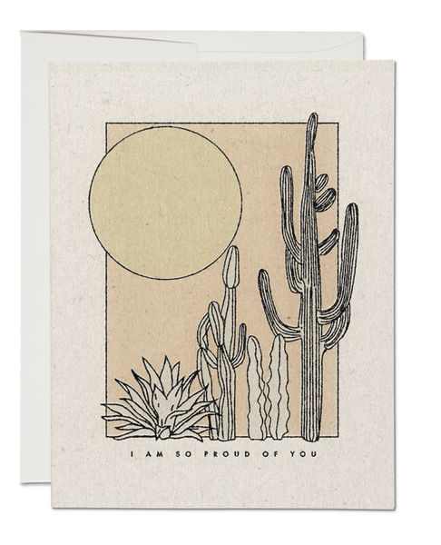 Notecard Desert Sunrise Congrats