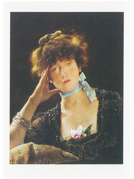 AHC Postcard Stevens: Portrait of Sarah Bernhardt