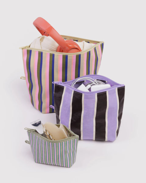Go Pouch Set - Candy Shop Stripes - Baggu