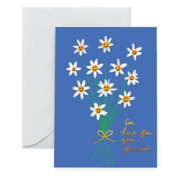 Bunch of Flowers Sympathy Notecard