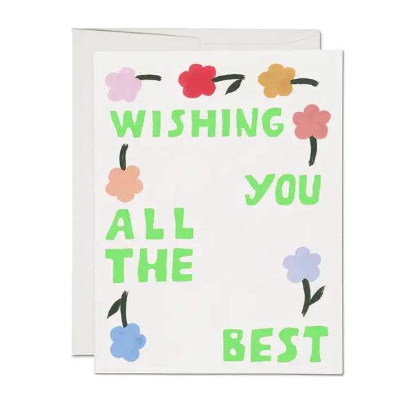 Flipping Flowers Encouragement Notecard