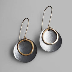Muse Earrings - Oxidized