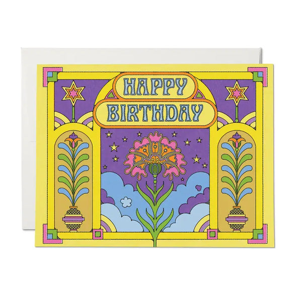 Happy Colors Birthday Notecard