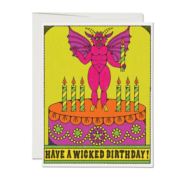 Wicked Birthday Notecard