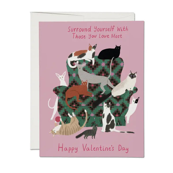 Surround Yourself Valentine's Day Card