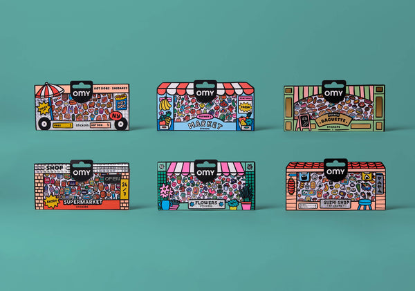 Boutique Stickers - Assorted