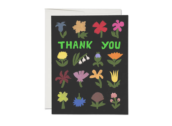 Little Flowers Thank You Note Card