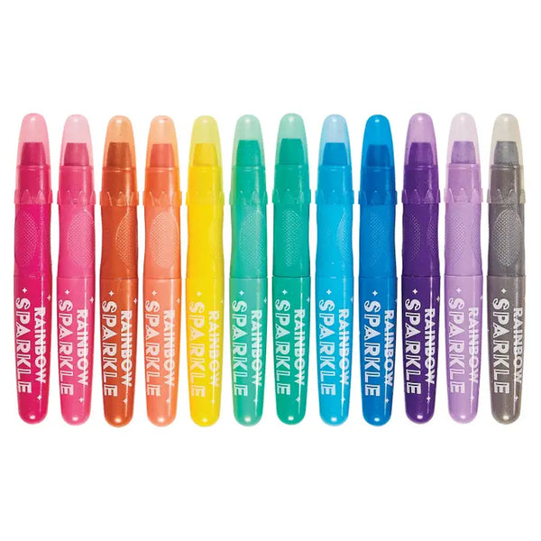 Rainbow Sparkle Metallic Watercolor Gel Crayon