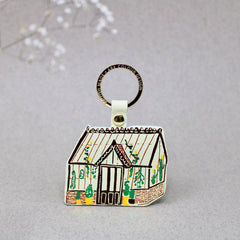 Greenhouse Key Fob: Cream