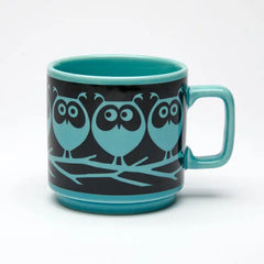 Mug - Owls on Branch Teal