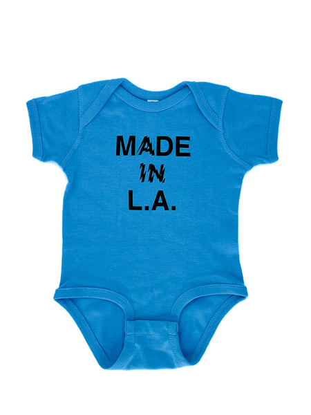 Blue Onesie Made in L.A. 2025