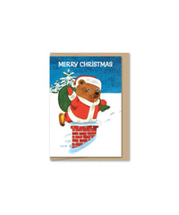 Mini Santa Claws | Enclosure-sized Holiday Greeting Card