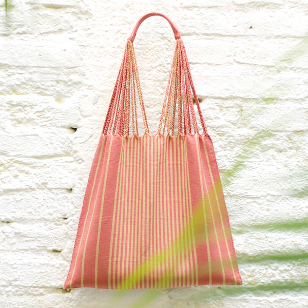 Las Rayas Tote - Terra Cotta