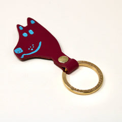 Dog Key Fob: Magenta