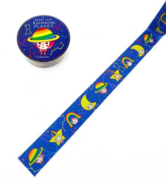 【Washi Tape】Rainbow Planet