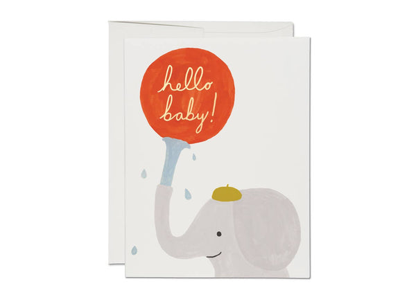 Little Elephant Baby Note Card