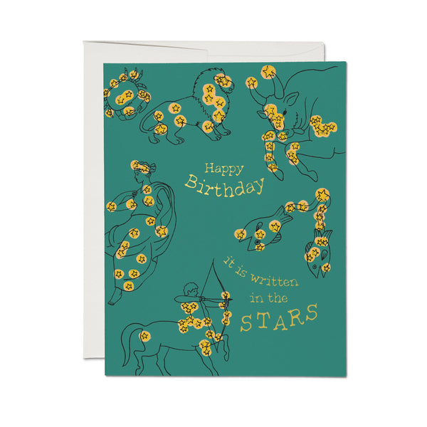 Richard Scarry Celestial Zodiac Note Card
