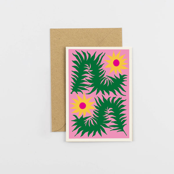 Notecard - Blumen pop: 7