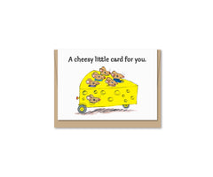 Mini Cheesy... | Enclosure-sized Everyday Greeting Card