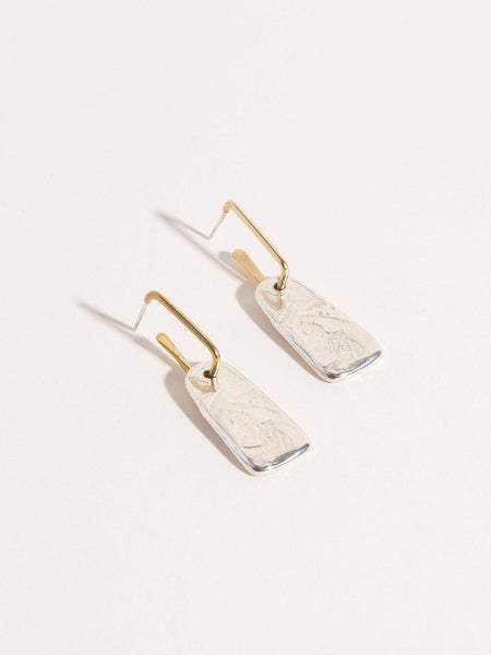 Arcella Earrings: Silver
