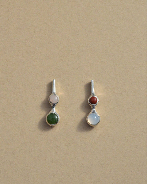 Soror Earrings with Mixed Stones