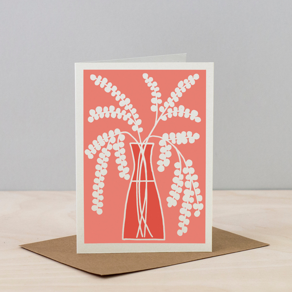 Notecard - Blumen Vases: Eucalyptus