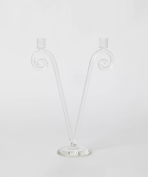Spiral Candleholder (Double Stem)