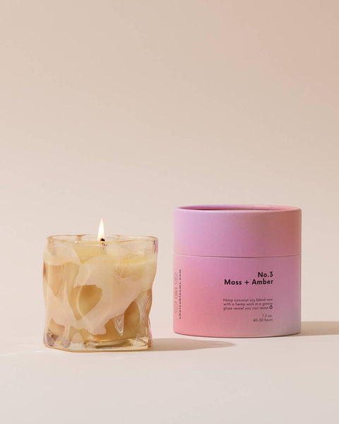 7.2oz. No. 3 Moss + Amber Candle