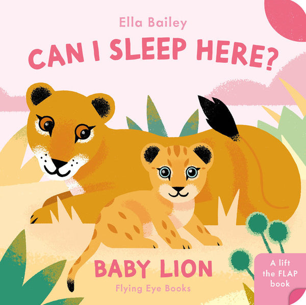 Can I Sleep Here Baby Lion (Board Book)