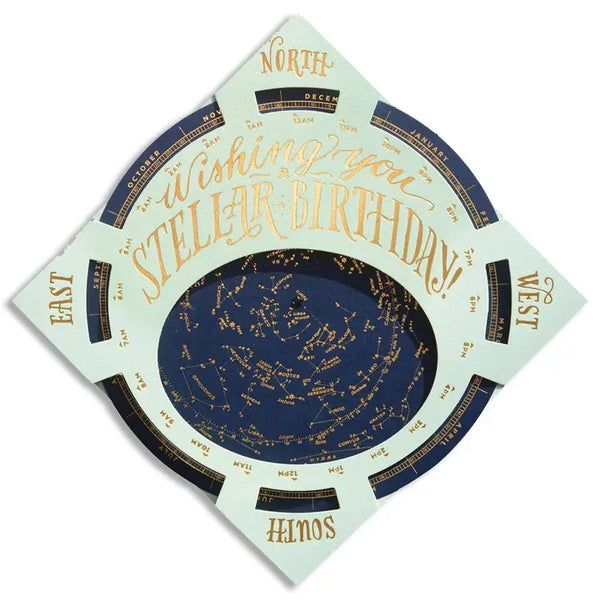 Star Finder Birthday Planisphere Notecard