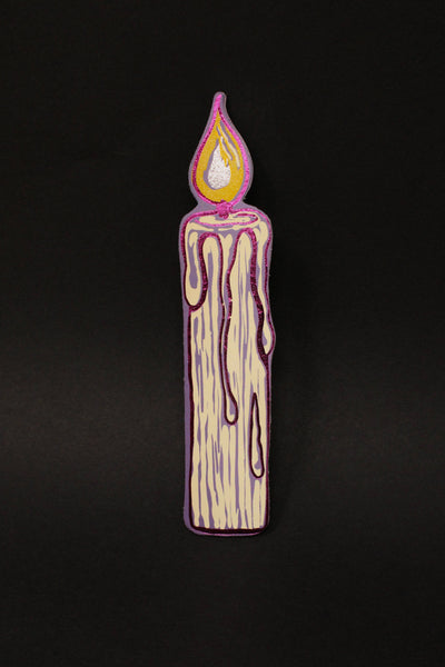 Candle Bookmark | Lilac