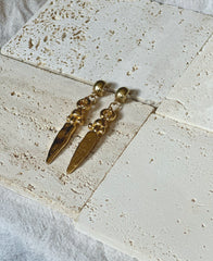 Heron and Lamb: Dagger Earrings