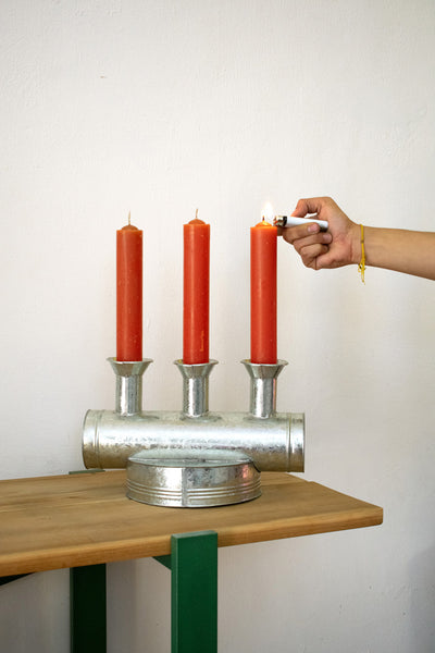 Tin Candle Holder Crux