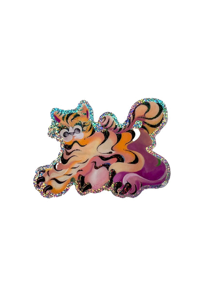 Alake Shilling: Sweet Curly Kitty Sticker