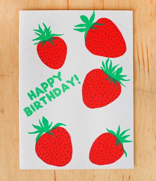 Birthday Berries Notecard