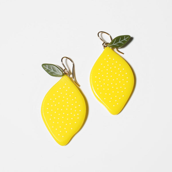 Mini Lemon Earrings