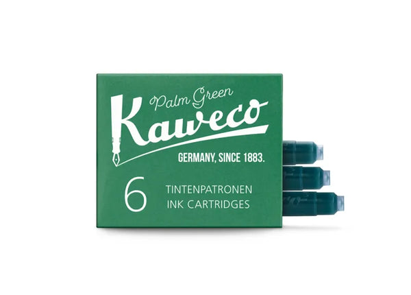 Kaweco Ink Cartridges Green 6-Pack