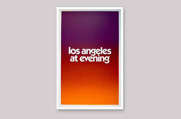 Artist Studio Edition: Los Angeles at Evening Poster