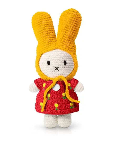 Miffy Red Tulip Dress with Yellow Hat
